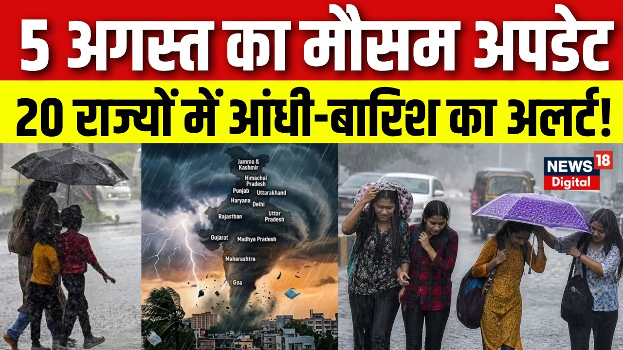 Weather Update: आज का मौसम अपडेट, 20 राज्यों में आंधी-बारिश का अलर्ट!| Monsoon 2026 | IMD Rain Alert