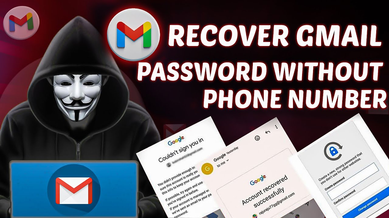 How to Login Gmail Without Phone Number & Verification Code 2024 #getassist #gmail