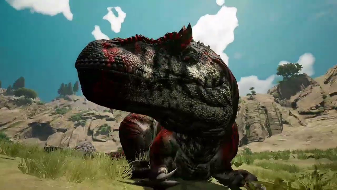 Acrocanthosaurus calls and animations
