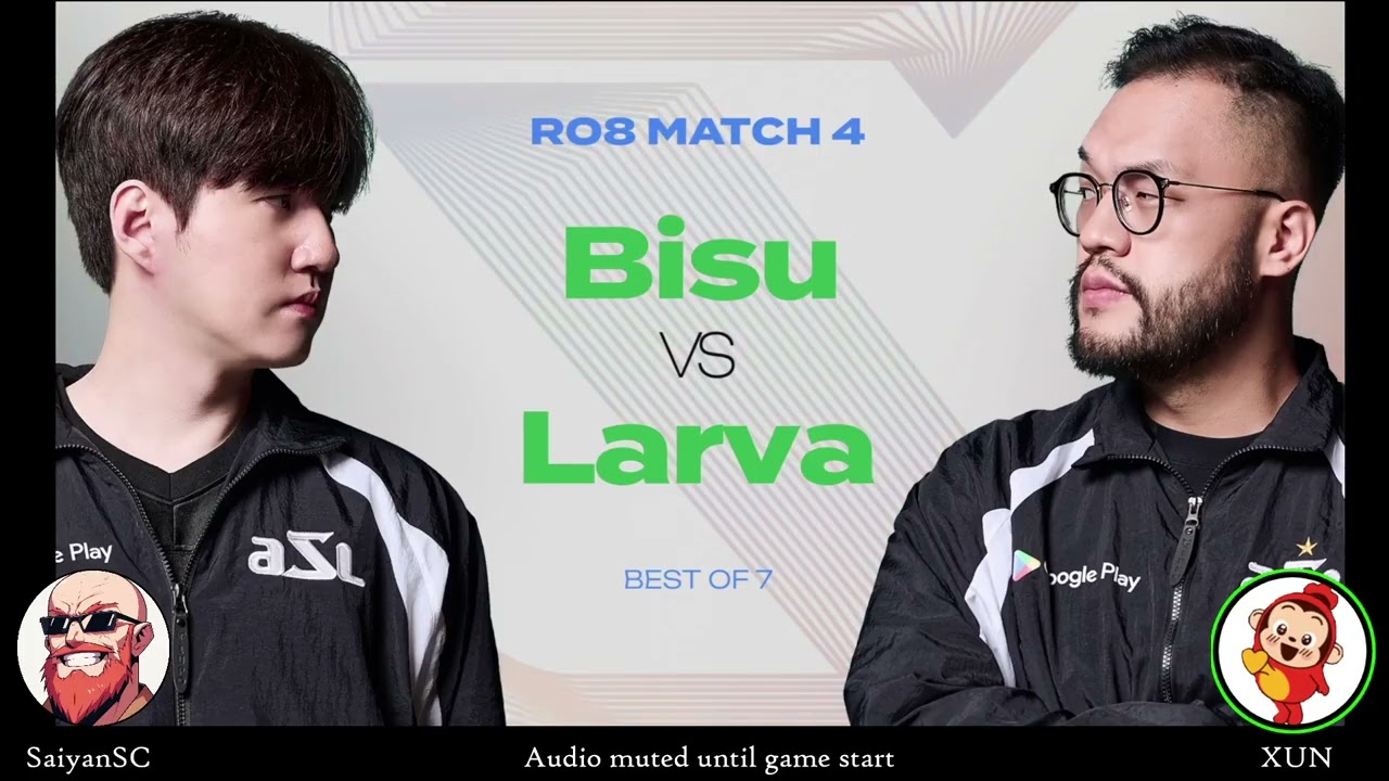 [ENG] ASL S20 Ro.8 Match 4 (Bisu vs Larva) - ASL English (StarCastTV English)