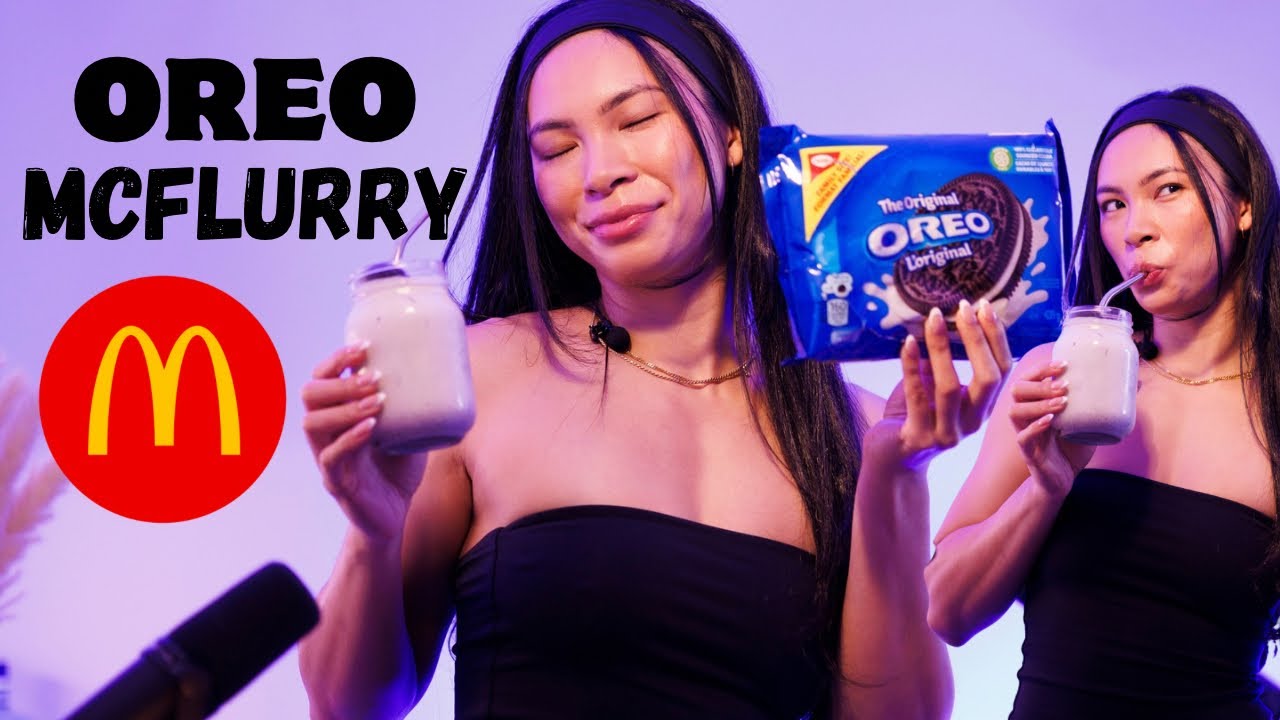 No Blender Oreo McFlurry — ASMR no music 