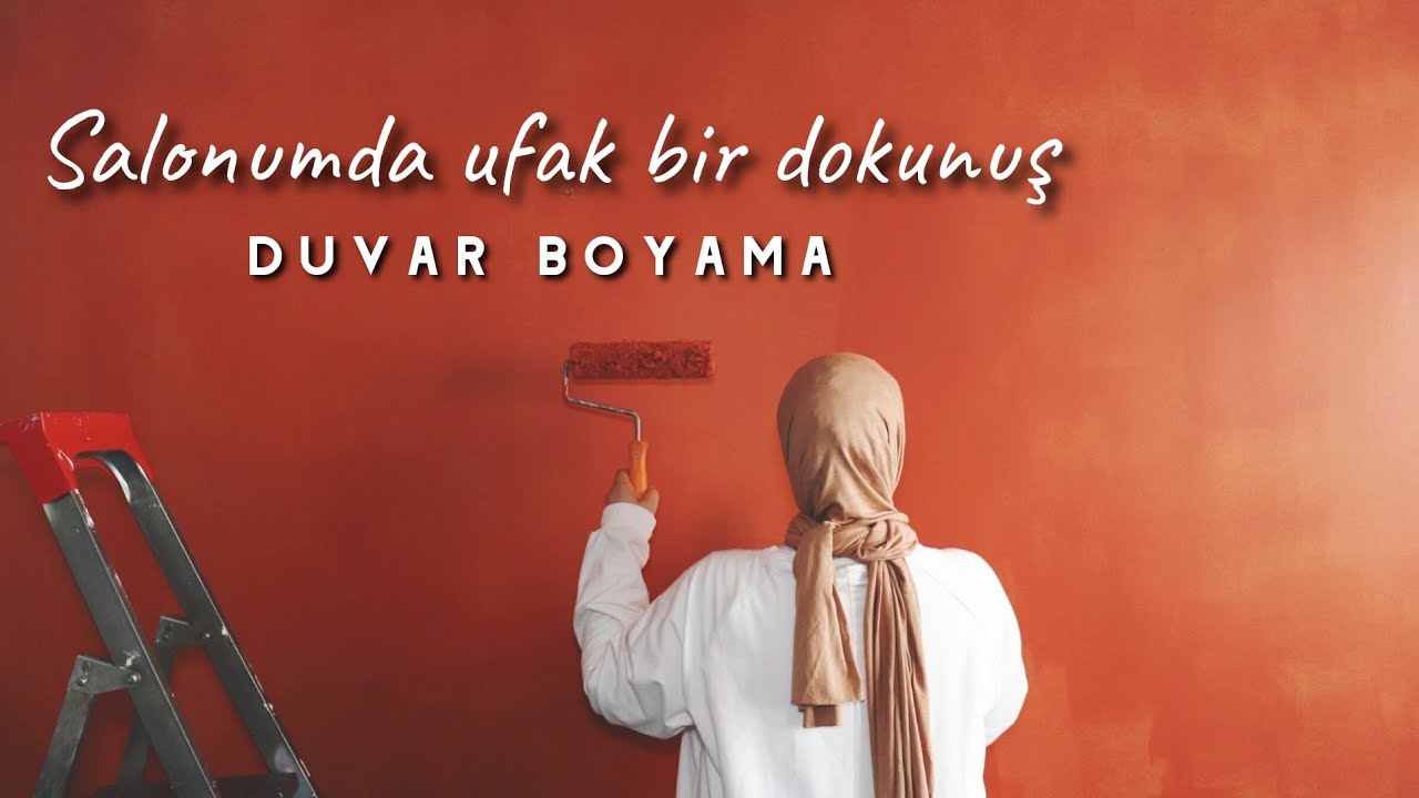 TEK DUVAR İLE MÜTHİŞ FARK | DUVAR BOYAMA | Kadın herşeyi başarır