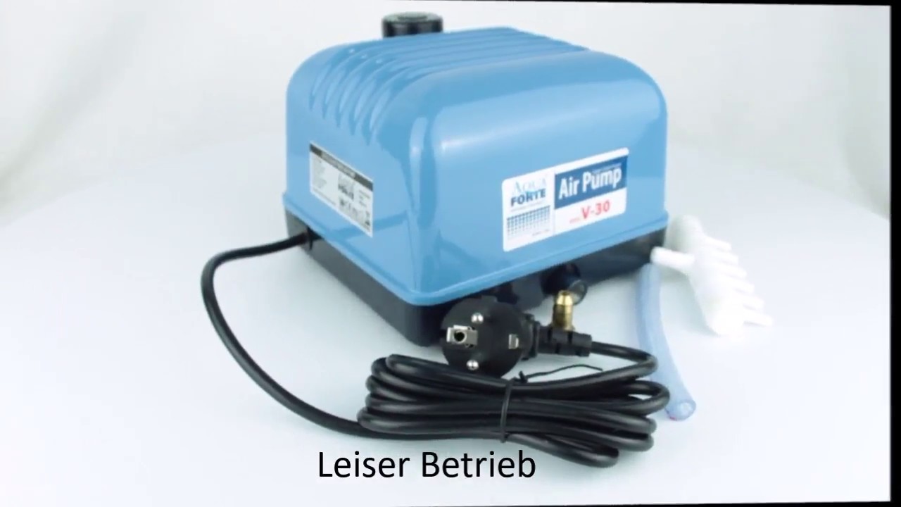 AQUA FORTE Air Pump V30 Teichbelüfter Produktvideo / 360°-Ansicht