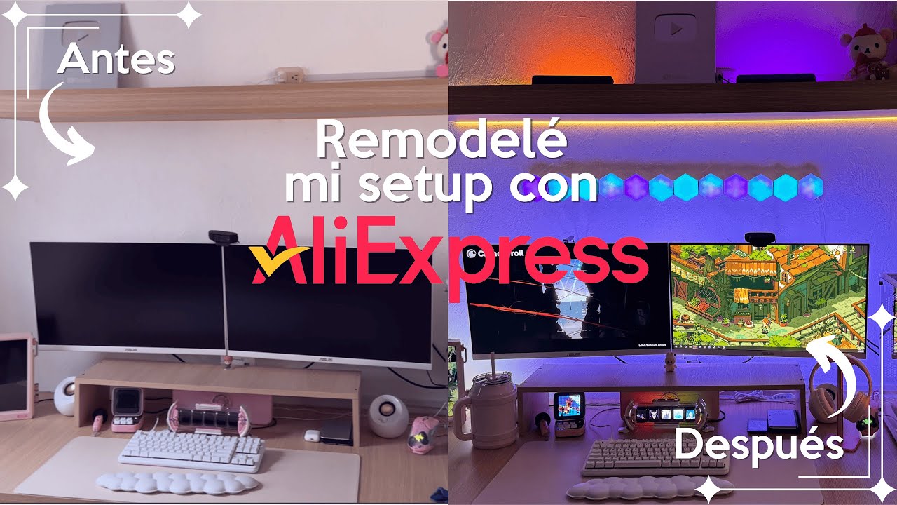 Aliexpress Haul - As&iacute; renov&eacute; mi escritorio con bajo costo #aliexpresshaul #aliexpressgoodfinds