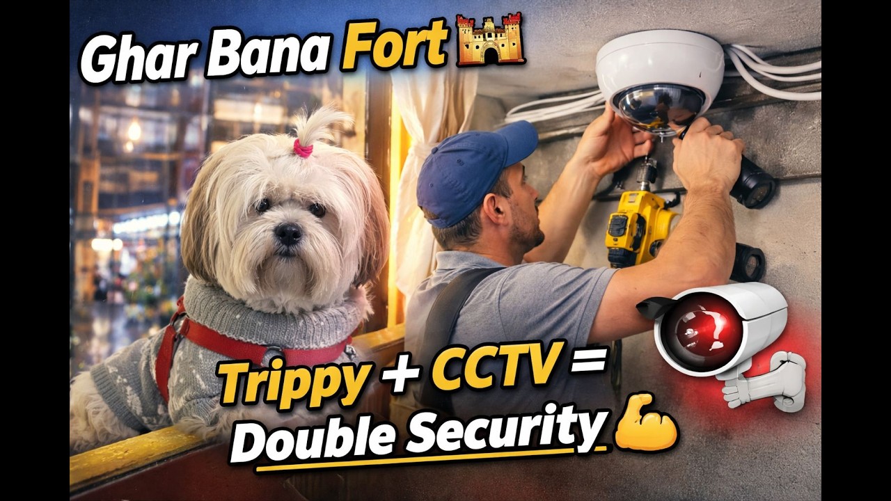 Riyasat ki suraksha ka zimma Trippy ke haath 🐾 | CCTV ghar me laga!