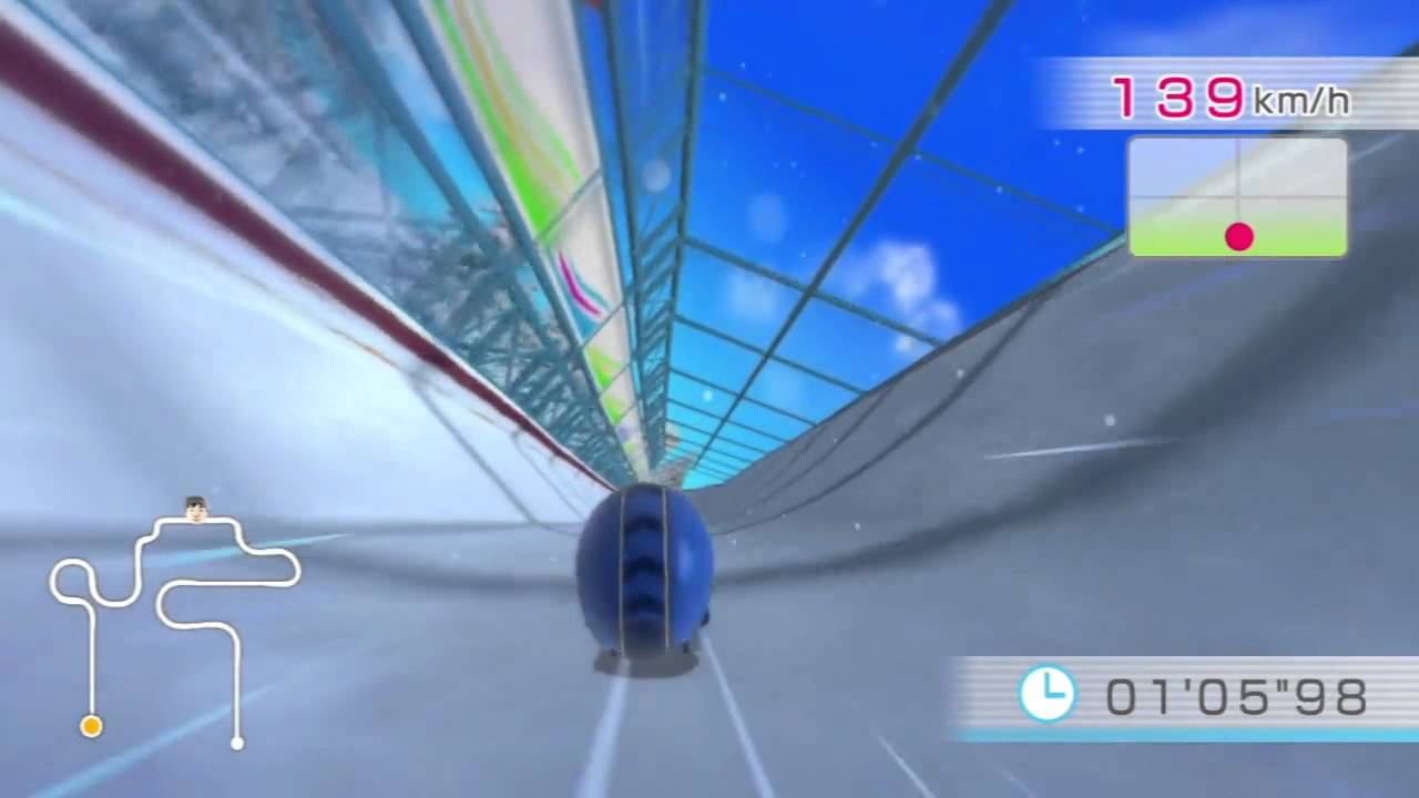 [Wii Fit U] Core Luge Gameplay