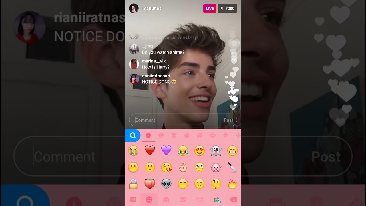 Manu Rios IG Live Streaming 25/08/2017 (part 2)