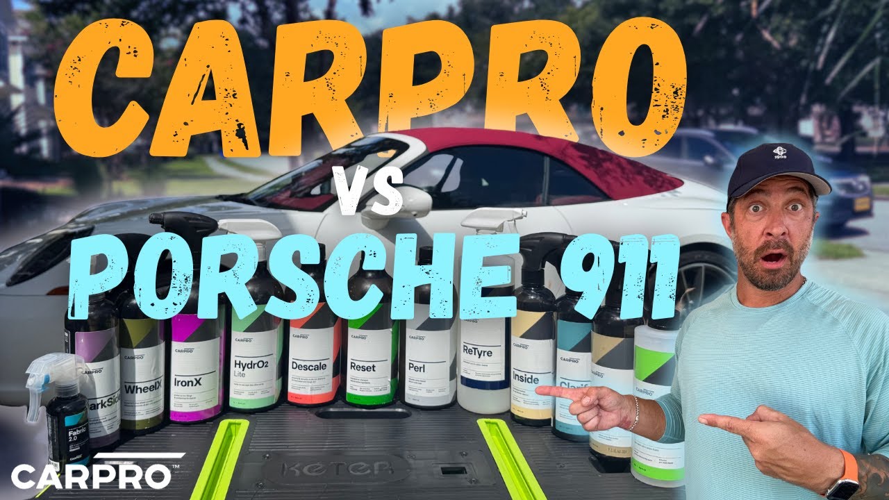I Detailed This Porsche 911 Carrera Using ONLY CarPro Products!