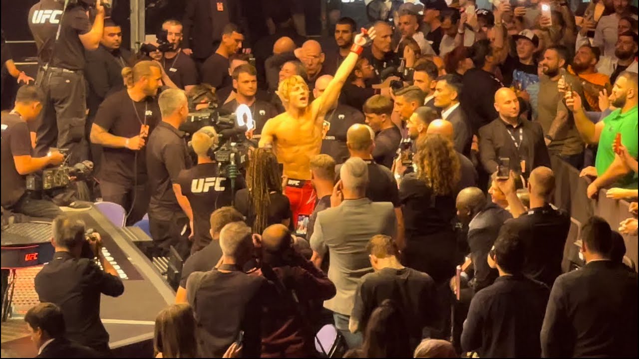 Paddy The Baddy Pimblett walkout UFCLONDON