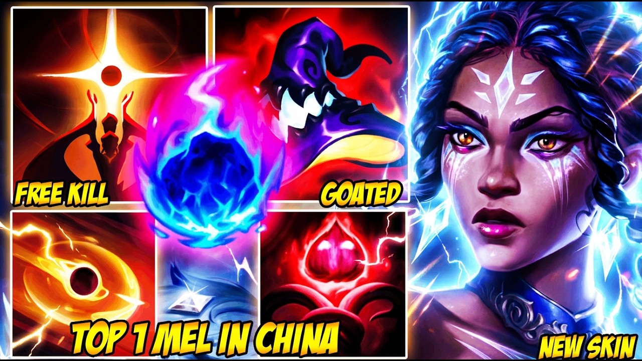 WILD RIFT CHINA TOP 1 MEL - CONFESSION MELODY MEL Is TOO BEAUTIFUL&hellip; (NEW SKIN)