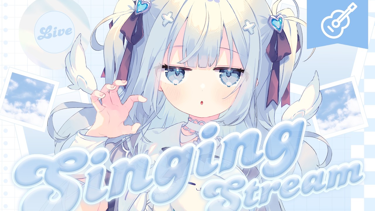 ♰ #歌枠￤とってもひさしぶりのギター弾き語り♩あたたかい目でみてね・・✦sing with the guitar［ #vtuber ］
