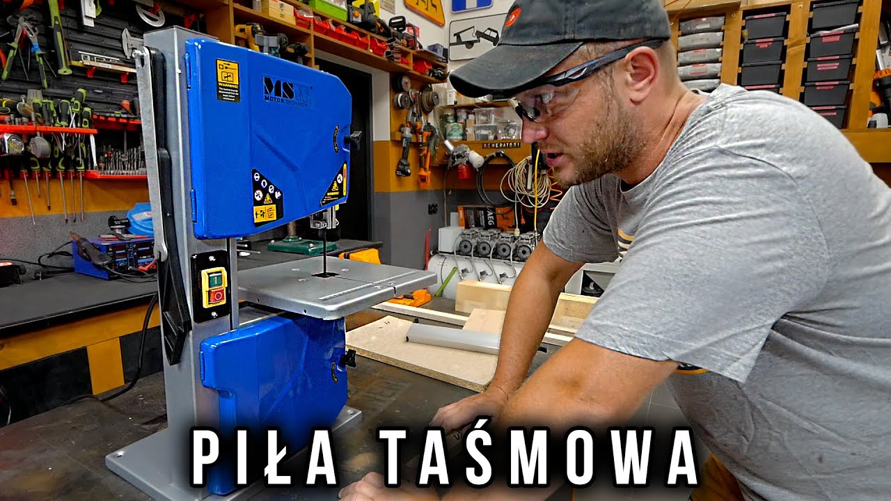 Test taniej piły taśmowej do drewna MSW-BS950S - Fox Corner