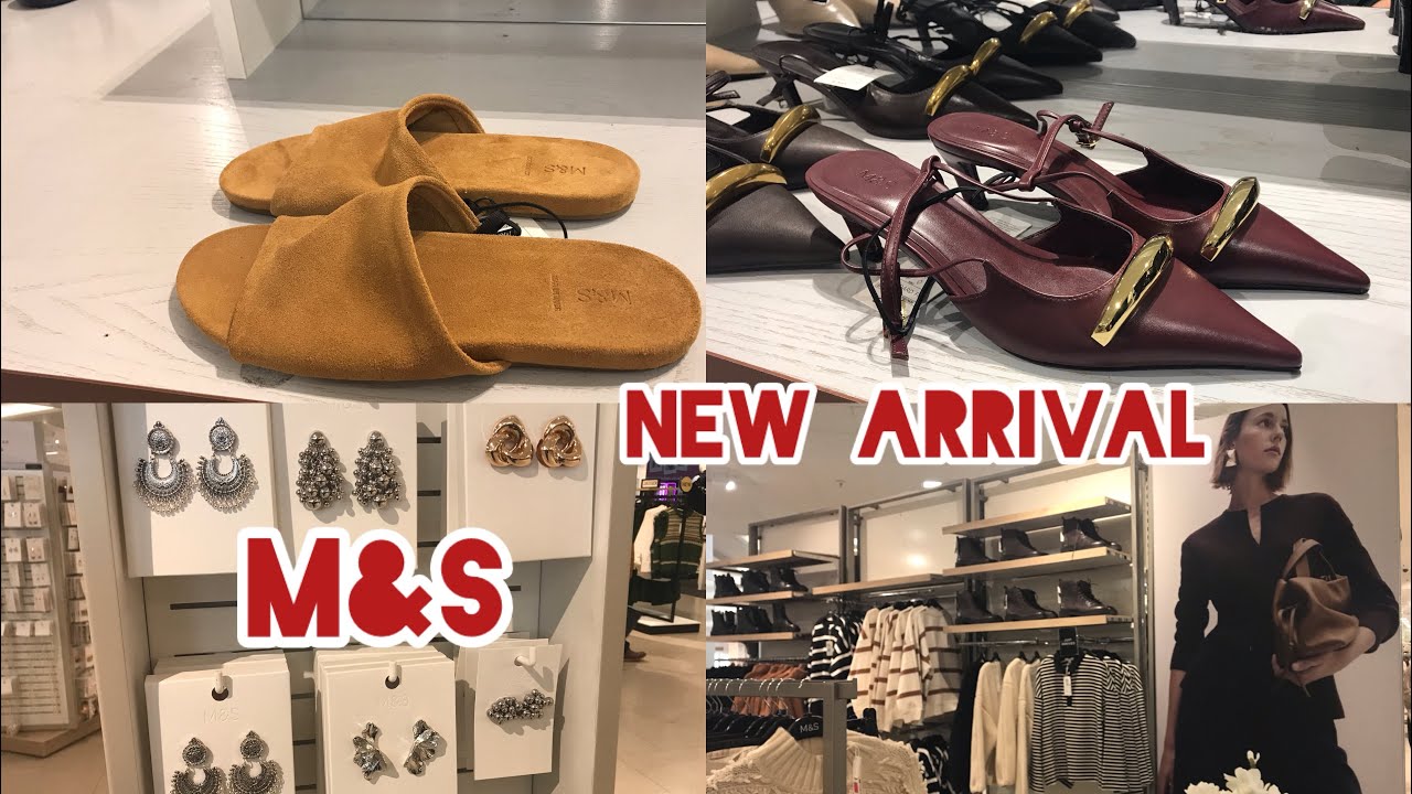 MARKS AND SPENCER NEW SEASON TROUSERS SHOES JEWELLERY ARRIVAL UK