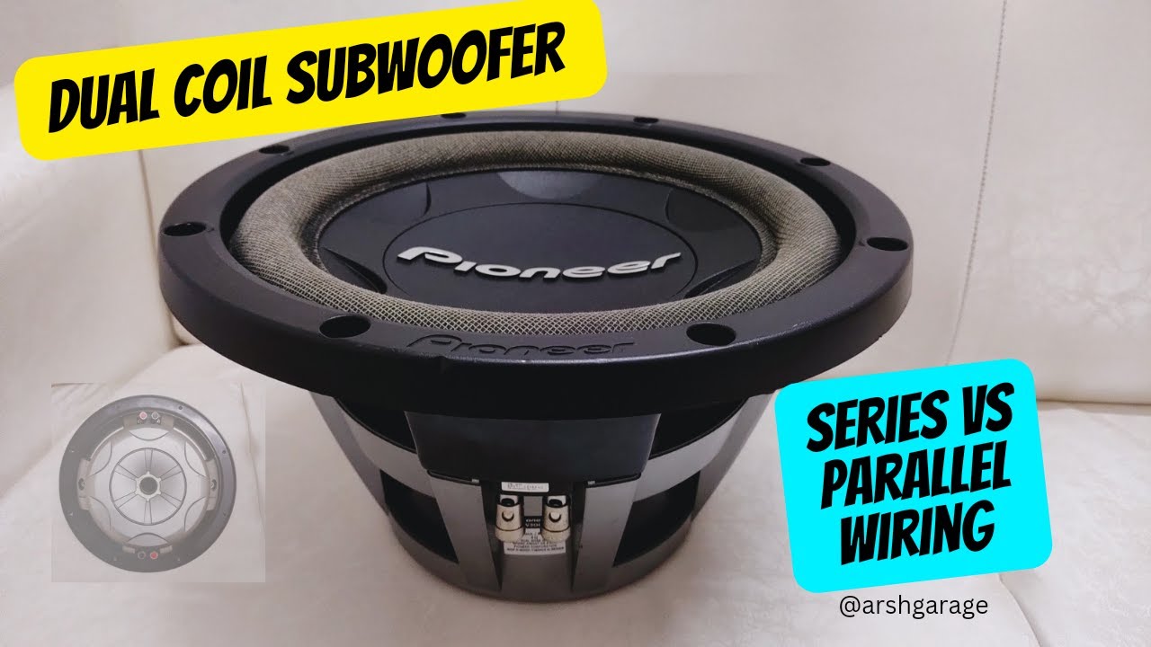 How to wire double coil subwoofer | Parallel wiring series wiring subwoofer | 12 inch subwoofer bass