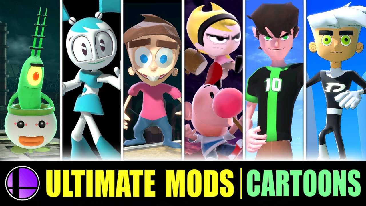 Cartoon Characters in SMASH ULTIMATE! (Part 6)
