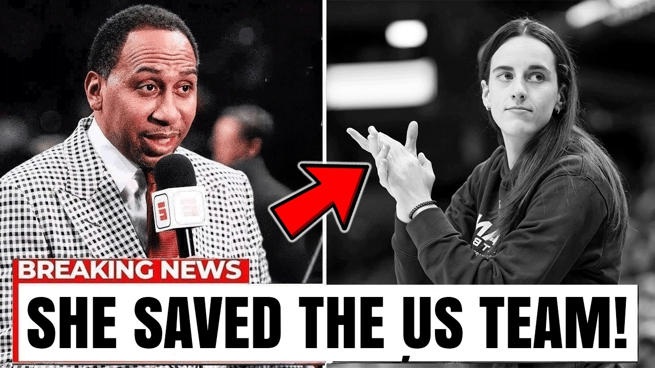 STEPHEN A. Smith just confirms that Caitlin Clark saves Team USA vs  New Zealand in the FIBA Game