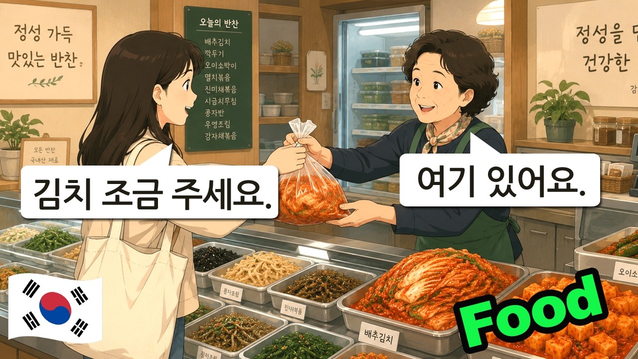 Learn Korean Through Real-Life Food Conversations 🍜 | Beginner Korean Listening Practice