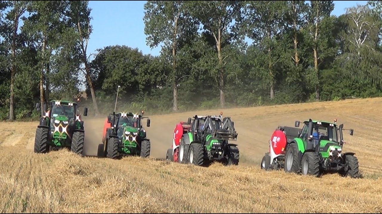 4 Prasy Na Jednym Polu! Głuchowski & MBM Team w Akcji Słoma 2018