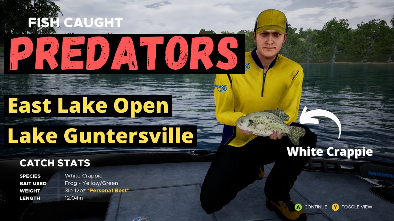 Predator Tournament -  East Lake Open - Lake Guntersville - Fishing Sim World Pro Tour 2020