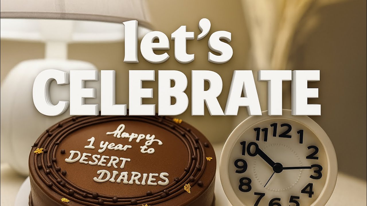 Alhamdulillah! 1 Year of Desert Diaries 🎉 | KFUPM Faculty Lounge Celebration 🎂