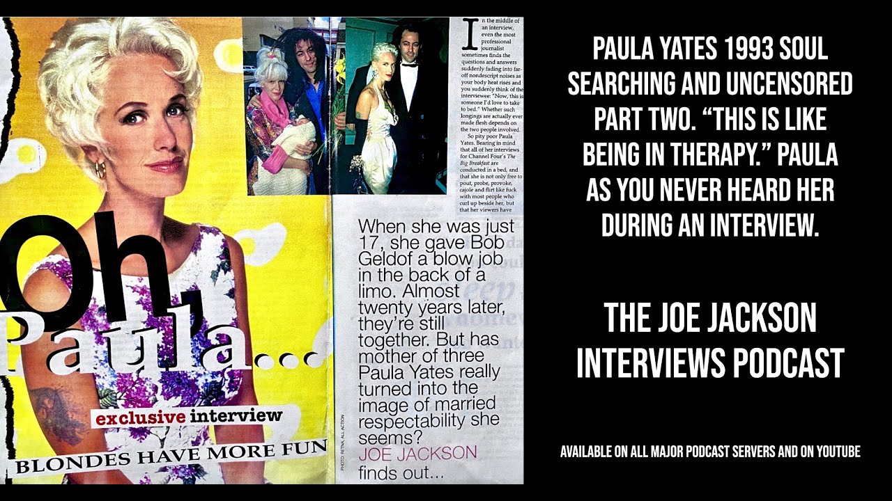 Paula Yates 1993 Soul Searching and Uncensored  