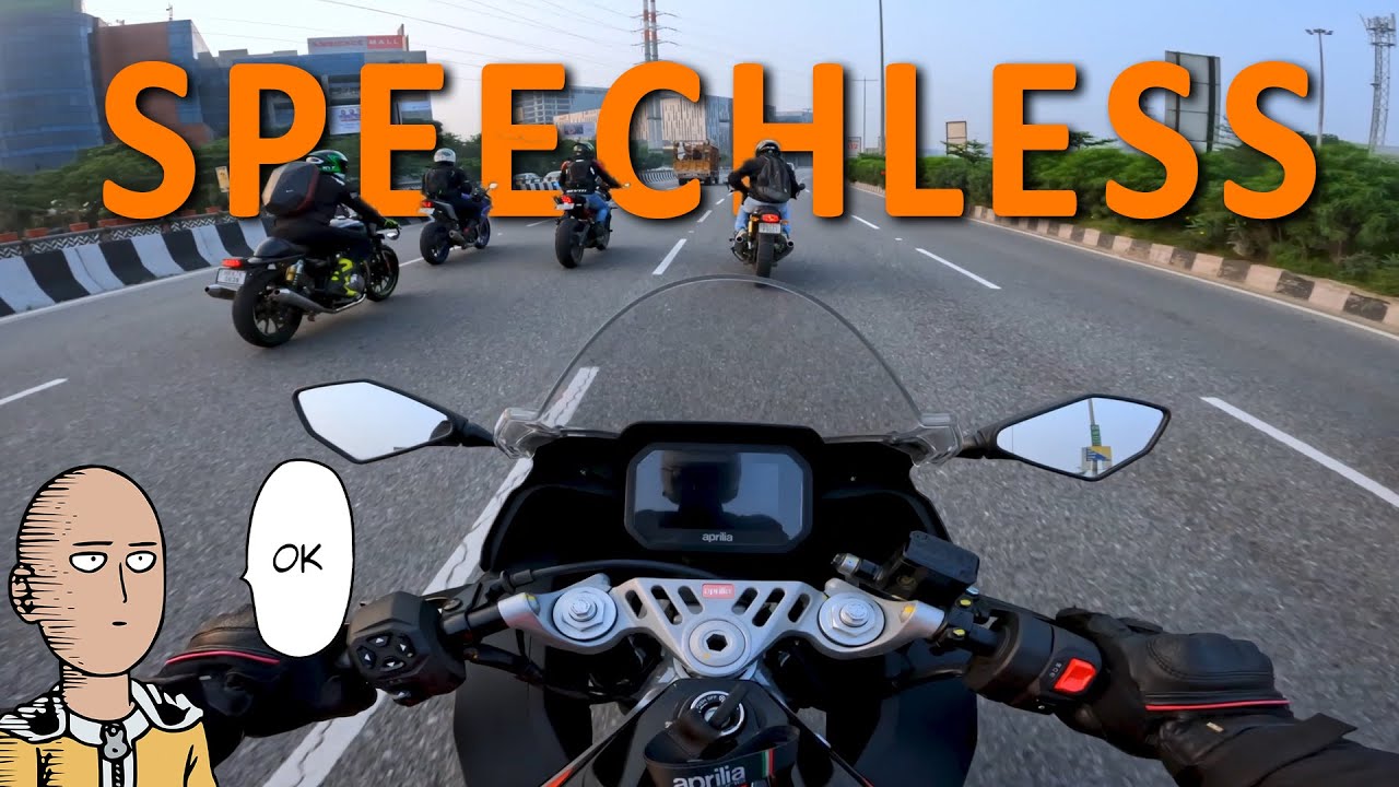 Can it keep up? | didn't expect it from RS457 on Sunday Ride | #apriliars457  #sssrankrider