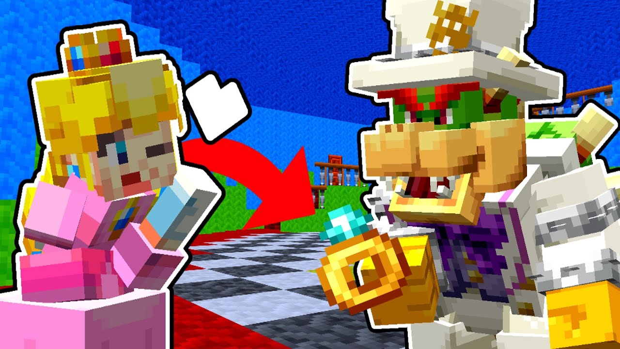 Minecraft | Super Mario World | Bowser's WEDDING Proposal!