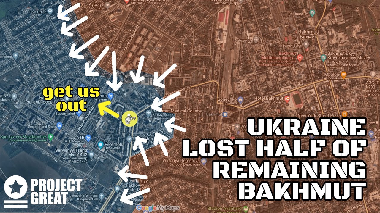 Russia Captured Nearly Half Of Remaining Bakhmut In A Day | Russia's Advance Near Avdiivka