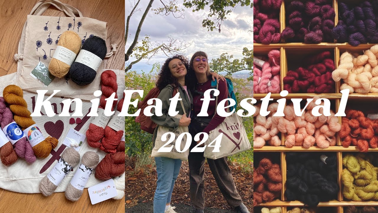 festival Knit Eat 2024 - vlog du week-end et butin laineux