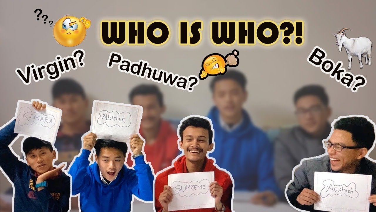 WHO IS WHO?? || BEST FRIENDS GAME ||  ABISHEK GURUNG