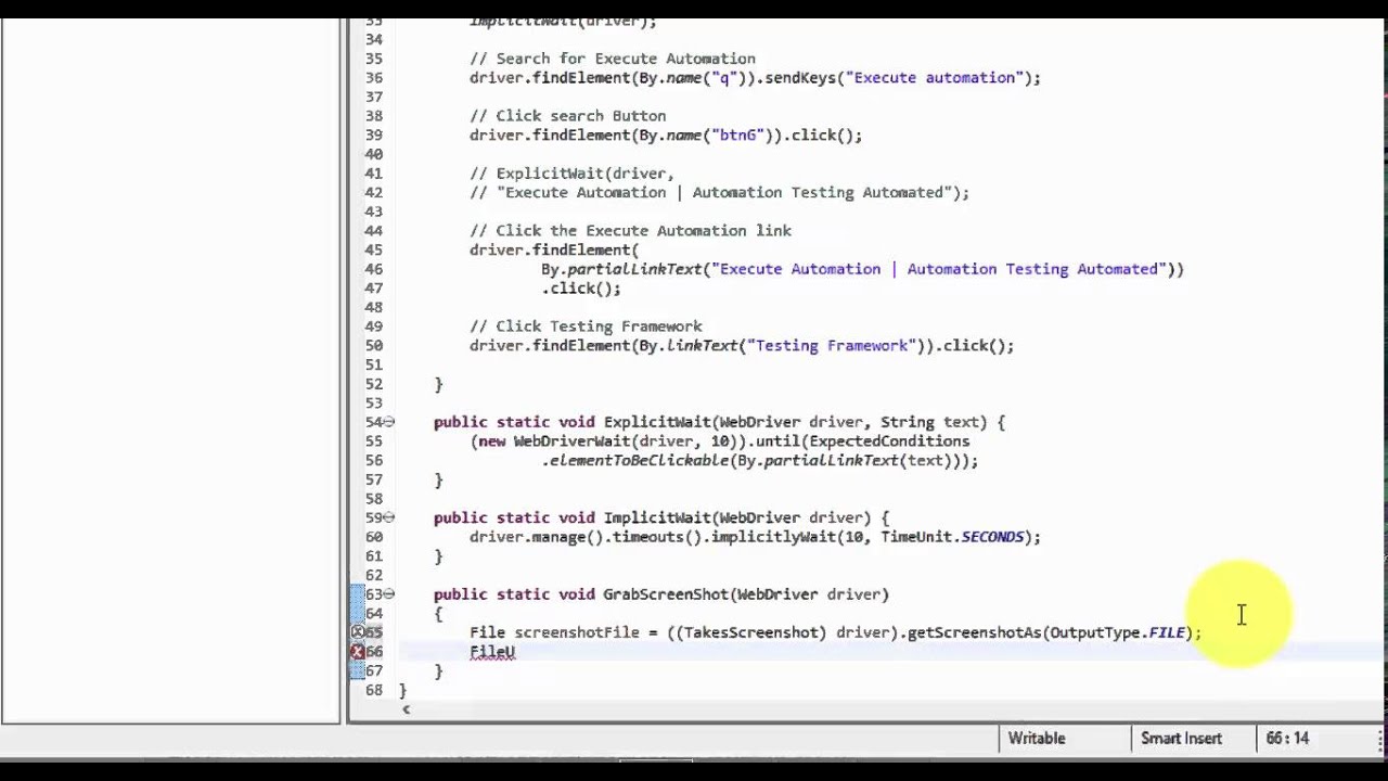 Taking Screenshot in Selenium WebDriver (Selenium Titbits)