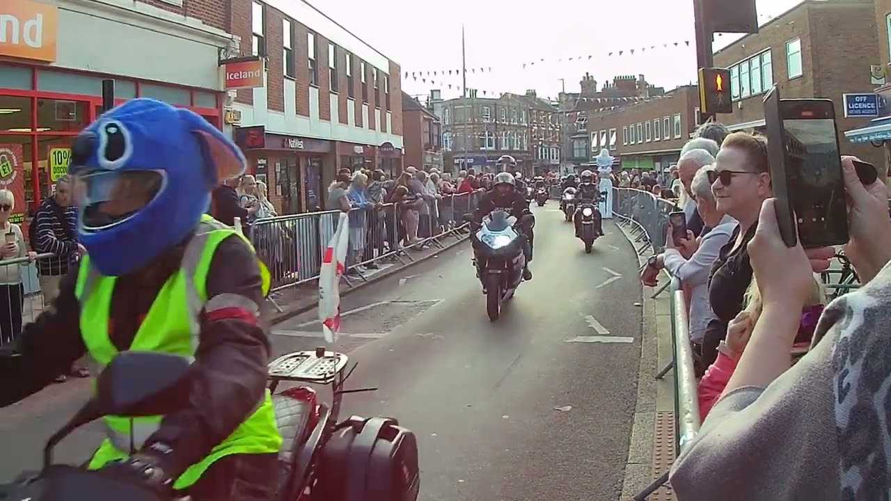 Cromer Carnival  Motorbike  Cavalcade 2024, Norfolk.