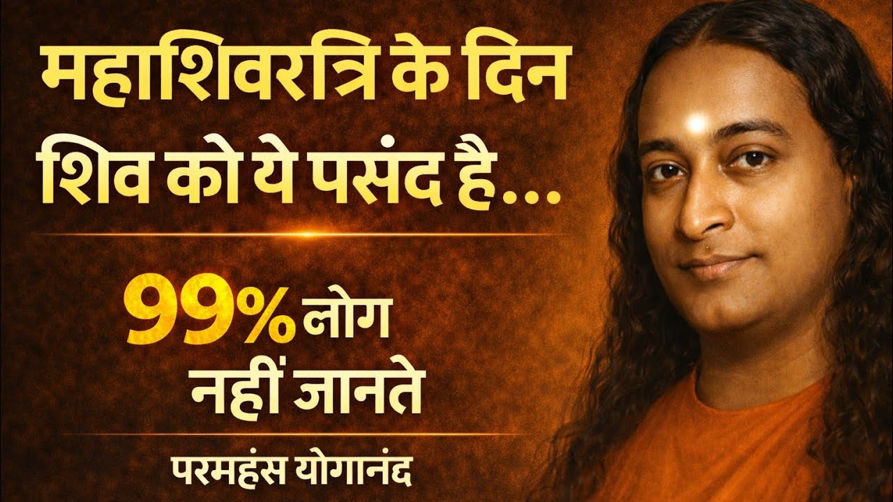 महाशिवरात्रि के दिन शिव को ये पसंद है | 99% लोग नहीं जानते | परमहंस योगानंद | Paramhans yogananda 