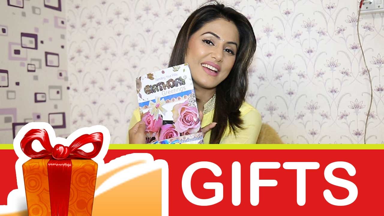 Hina Khan's Birthday gift segment part-01