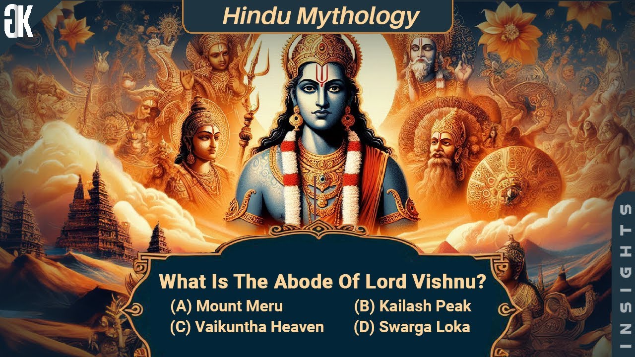 Hindu Mythology Quiz | 15 Gk Question Hindu Religion And Myth Quiz | Gk Mythology Quiz