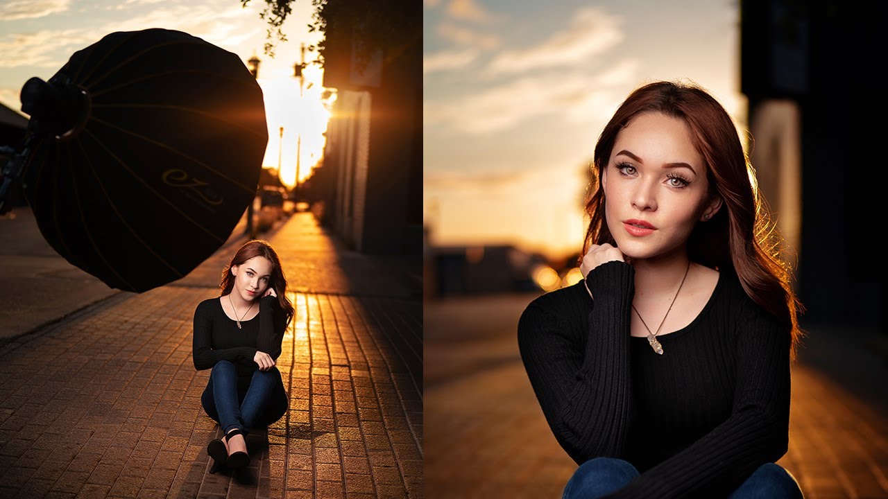 BTS #29 - Golden Tone OCF Portrait w/o Gels (ft. Godox AD300 Pro)