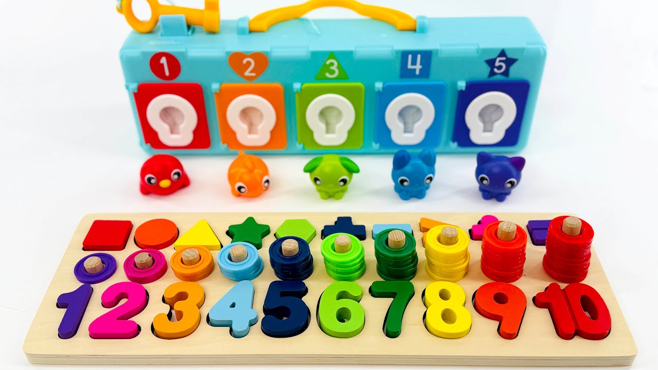 Best Educational Toy Learning Video | Kids Learn to Count 1 to 10, Numbers and Colors