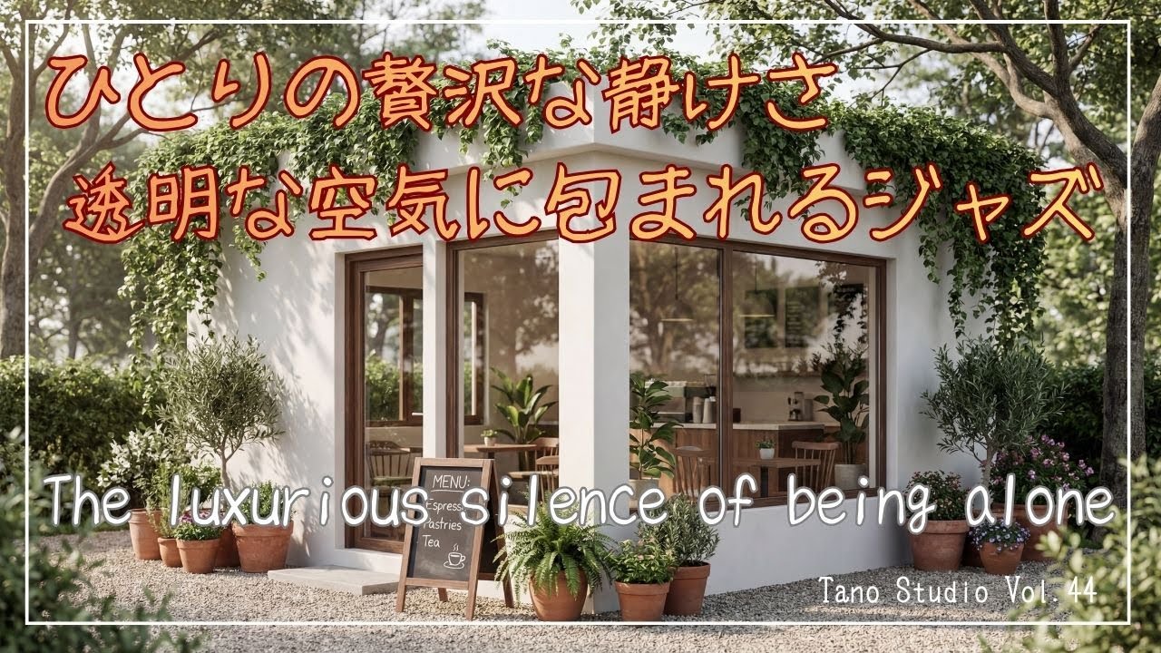 【朝BGM】ひとりの贅沢な静けさ 透明な空気に包まれるジャズ / The Luxurious silence of being alone