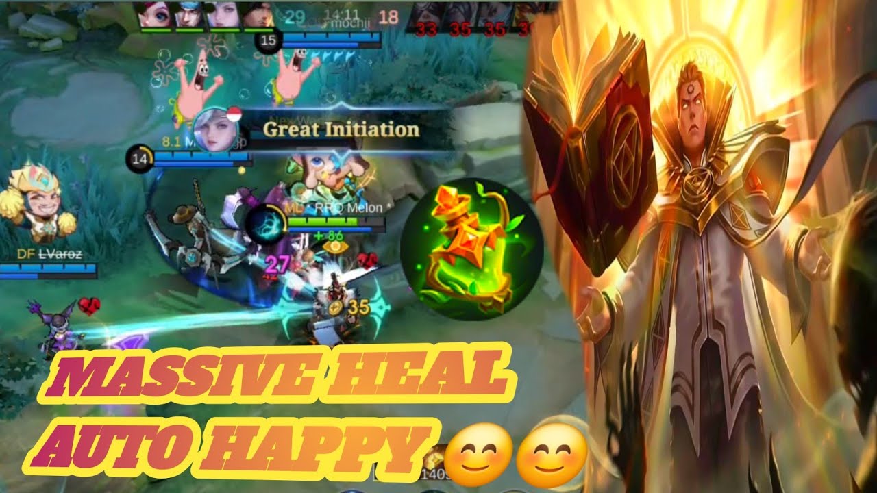 ESTES GAMEPLAY MASSIVE HEAL AUTO WIN SOLO RANK MOBILE LEGENDS 