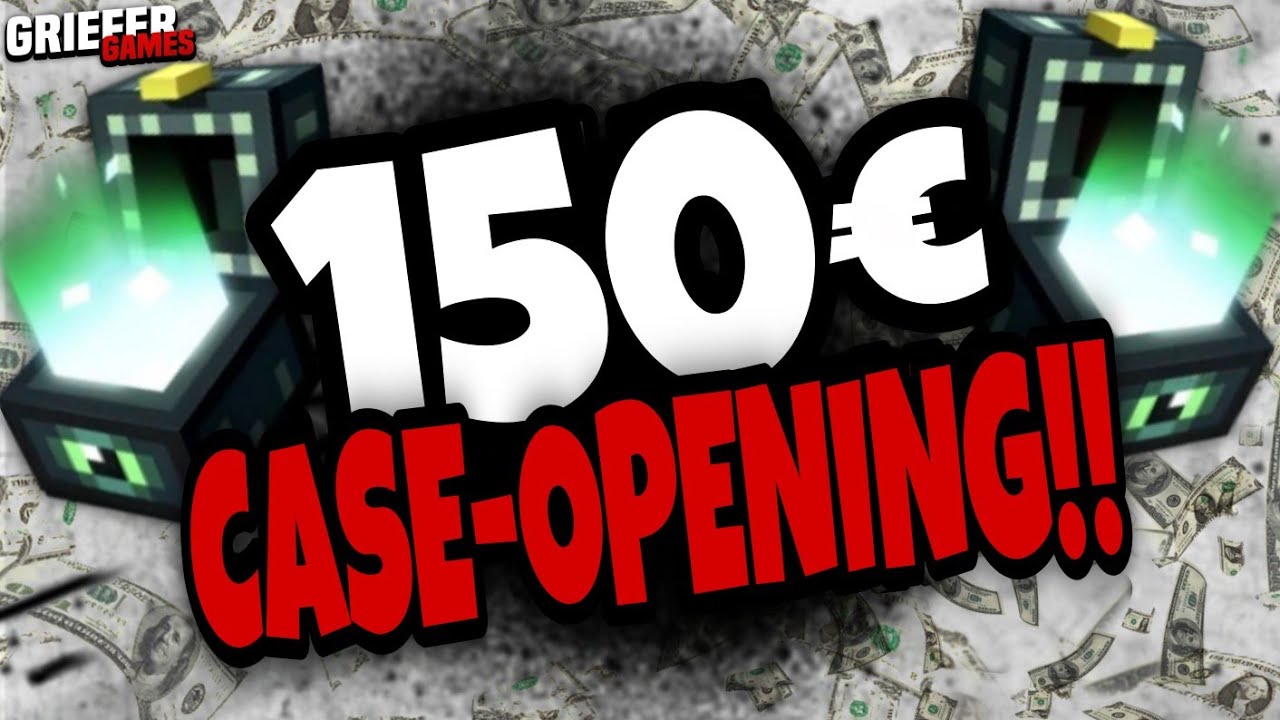 150€ Case-Opening auf GrieferGames!!🤑😵‍💫