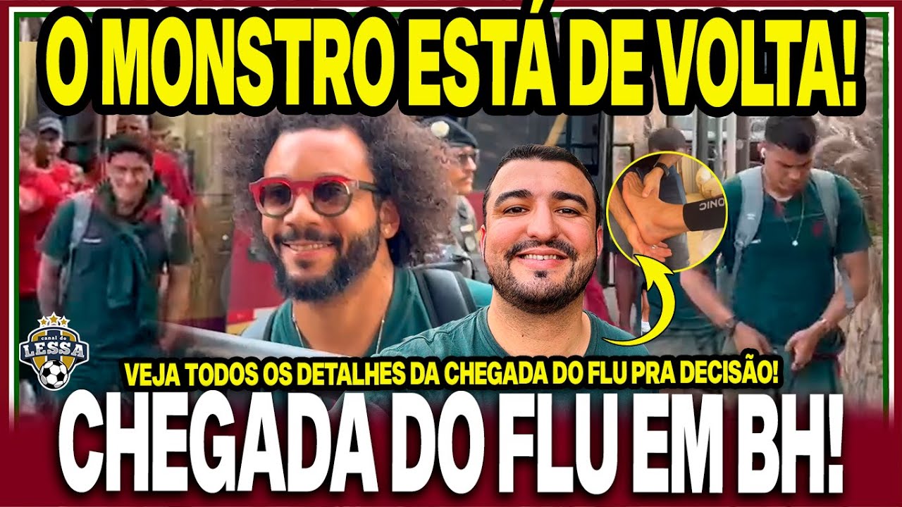 🚨DIRETO DE BH! IMAGENS DA CHEGADA DO FLU! NOVIDADE NO DESEMBARQUE! THIAGO SILVA ESTÁ DE VOLTA! VEJA!