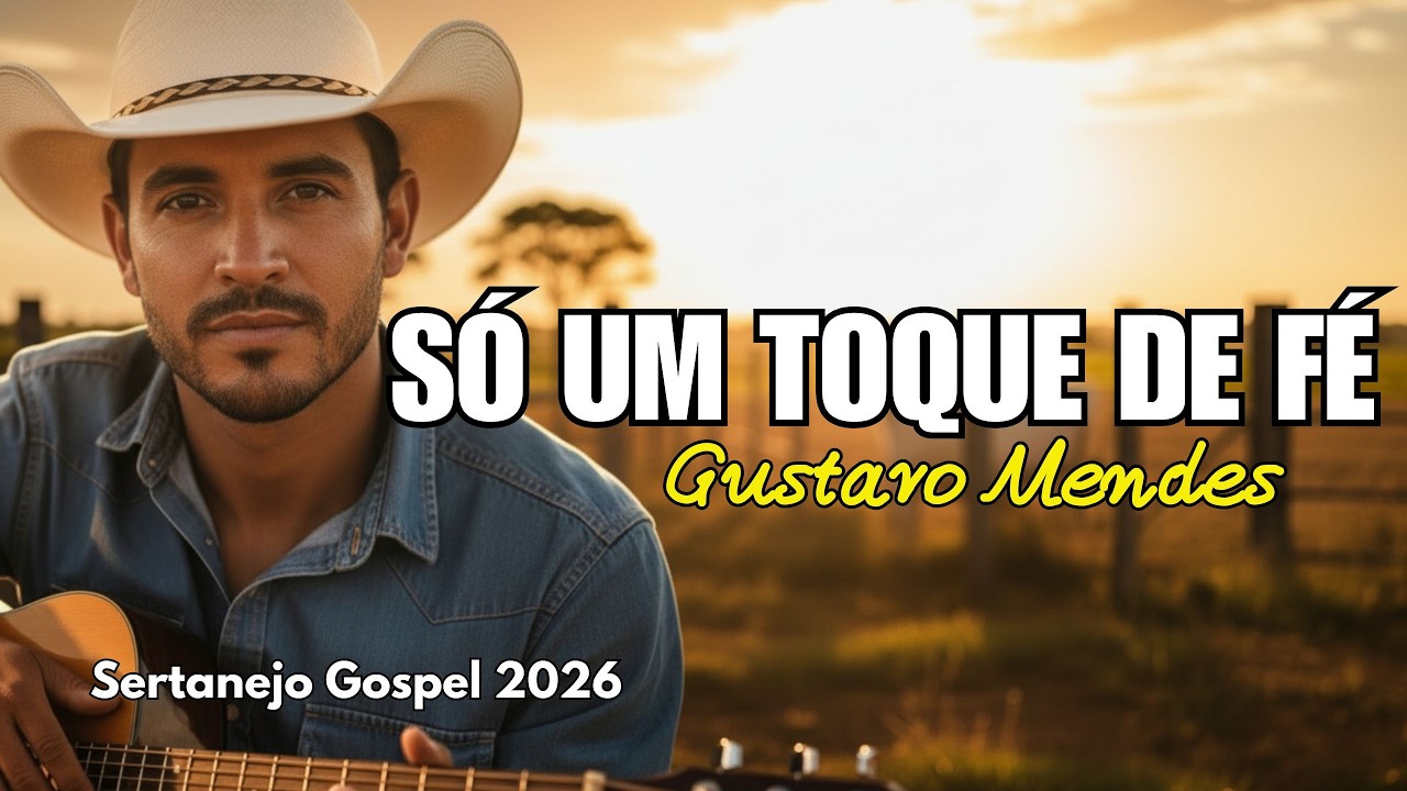 GUSTAVO MENDES | SÓ UM TOQUE DE FÉ - Sertanejo Gospel raiz para quem precisa de um milagre