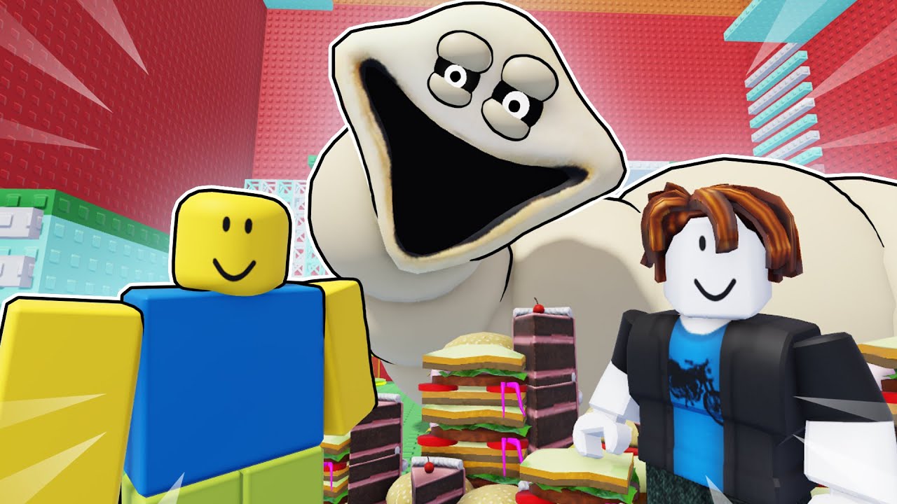 YOU CAN FEED THE HUNGRY WORMS!? SCARY TROLL SLAP TOWER Roblox Animation