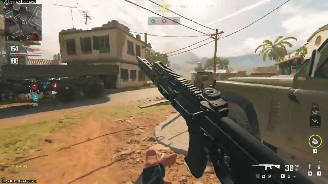 Play with stock weapons + Sniper stock - Call of duty MW III Multiplayer | PC