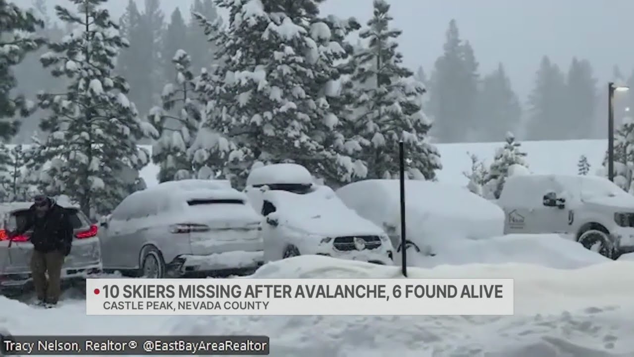 10 skiers missing after avalanche, 6 found alive