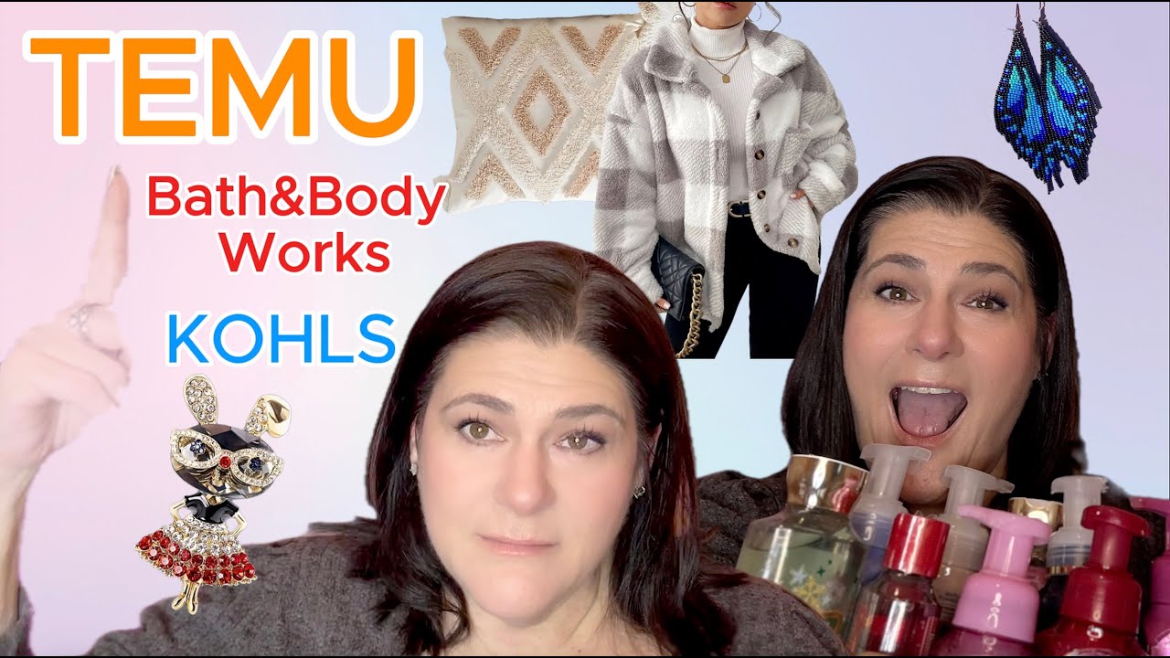 Haul of the Day: Temu, Bath & Body Works and Kohls!  🛍️ #temu #haul #bathandbodyworks #clearance
