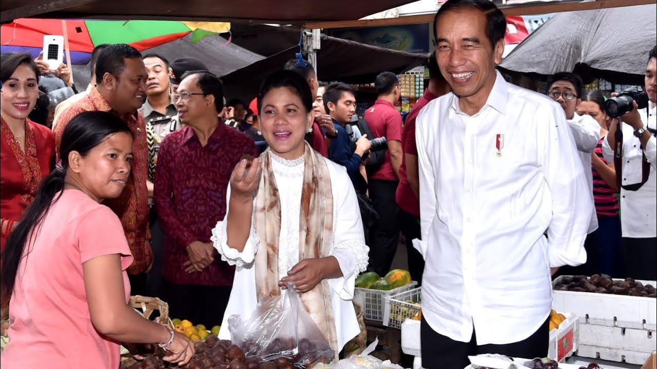 Presiden Jokowi Meninjau Pasar Sukawati, Gianyar, 14 Juni 2019