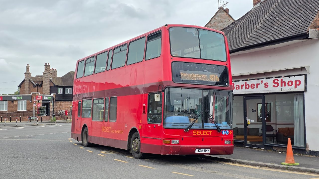 Temperamental gearbox!! Select Bus Services Volvo B7TL/Plaxton President 20/LK04NNH - Route 876