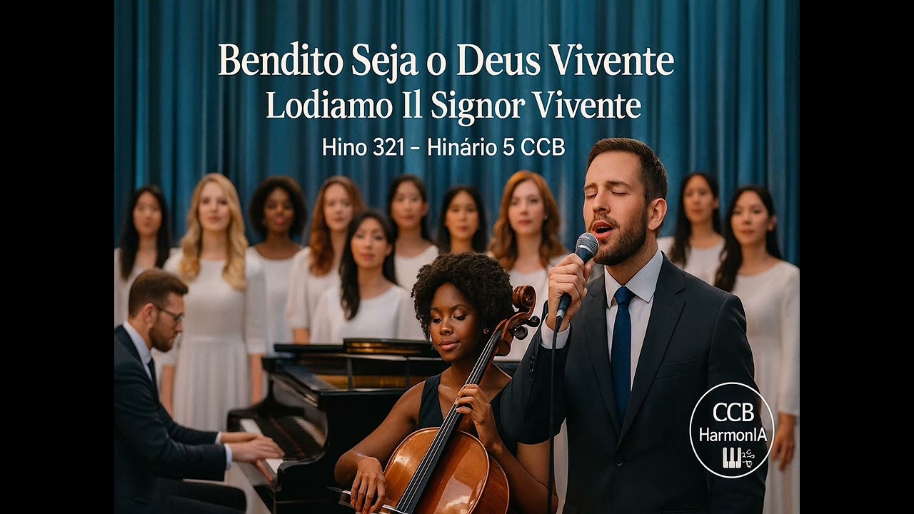 Hino 321 – Bendito Seja o Deus Vivente | Português e Italiano  | Hinário 5 CCB