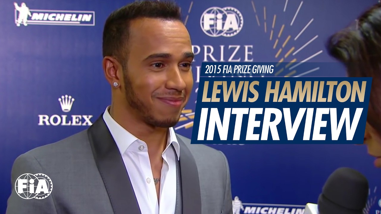 2015 FIA Prize Giving - Lewis Hamilton Interview